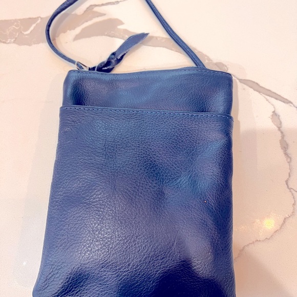 Sven iphone purse in luxury soft leather royal blue - Picture 5 of 7